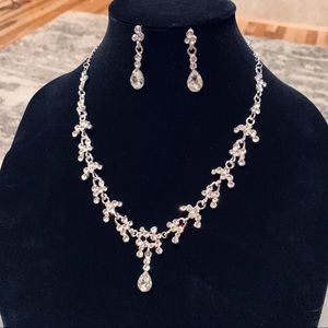 Costume Jewelry Well-made Silver and Crystals